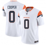Men's Denver Broncos #0 Jonathon Cooper White 2025 F.U.S.E. Vapor Limited Football Stitched Jersey