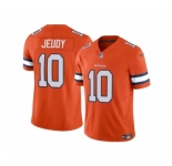 Men's Denver Broncos #10 Jerry Jeudy Orange 2023 F.U.S.E. Vapor Untouchable Football Stitched Jersey