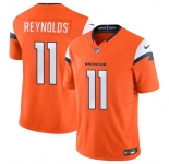 Men's Denver Broncos #11 Josh Reynolds Orange 2024 F.U.S.E. Vapor Limited Football Stitched Jersey