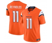 Men's Denver Broncos #11 Josh Reynolds Orange 2024 F.U.S.E. Vapor Limited Football Stitched Jersey