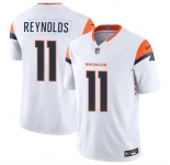 Men's Denver Broncos #11 Josh Reynolds White 2024 F.U.S.E. Vapor Limited Football Stitched Jersey