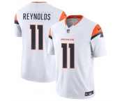 Men's Denver Broncos #11 Josh Reynolds White 2024 F.U.S.E. Vapor Limited Football Stitched Jersey