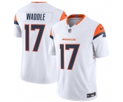Men's Denver Broncos #17 Jaylen Waddle White 2026 F.U.S.E. Vapor Limited Stitched Football Jersey