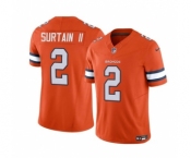Men's Denver Broncos #2 Pat Surtain II Orange 2023 F.U.S.E. Vapor Untouchable Football Stitched Jersey