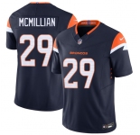 Men's Denver Broncos #29 Ja'Quan McMillan Navy F.U.S.E. Vapor Limited Football Stitched Jersey