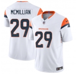 Men's Denver Broncos #29 Ja'Quan McMillan White 2025 F.U.S.E. Vapor Limited Football Stitched Jersey