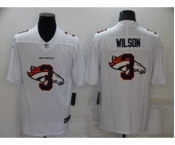 Men's Denver Broncos #3 Russell Wilson White 2020 Shadow Logo Vapor Untouchable Stitched NFL Nike Limited Jersey