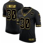 Men's Denver Broncos #30 Phillip Lindsay Olive Gold Nike 2020 Salute To Service Limited Jersey