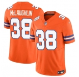 Men's Denver Broncos #38 Jaleel McLaughlin Orange 2025 F.U.S.E. Vapor Limited Football Stitched Jersey (2)