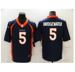 Men's Denver Broncos #5 Teddy Bridgewater Nike Blue Limited Jersey