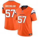 Men's Denver Broncos #57 Dre Greenlaw Orange 2025 F.U.S.E. Vapor Limited Football Stitched Jersey