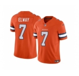 Men's Denver Broncos #7 John Elway Orange 2023 F.U.S.E. Vapor Untouchable Football Stitched Jersey