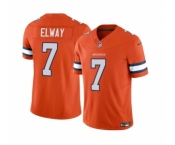 Men's Denver Broncos #7 John Elway Orange 2023 F.U.S.E. Vapor Untouchable Football Stitched Jersey