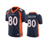 Men's Denver Broncos #80 Greg Dulcich Navy Vapor Untouchable Stitched Jersey