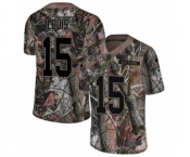 Men's Nike Cleveland Browns #15 Ricardo Louis Limited Camo Rush Realtree NFL Jersey