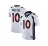 Men's Nike Denver Broncos #10 Emmanuel Sanders Vapor Untouchable Limited White NFL Jersey