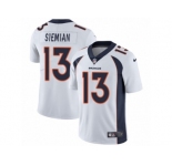 Men's Nike Denver Broncos #13 Trevor Siemian Vapor Untouchable Limited White NFL Jersey