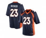 Men's Nike Denver Broncos #23 Devontae Booker Limited Navy Blue Alternate NFL Jersey