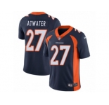 Men's Nike Denver Broncos #27 Steve Atwater Vapor Untouchable Limited Navy Blue Alternate NFL Jersey