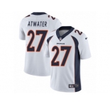 Men's Nike Denver Broncos #27 Steve Atwater Vapor Untouchable Limited White NFL Jersey