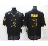 Men's Nike Denver Broncos #3 Russell Wilson Black 2020 Salute To Service Limited Jersey