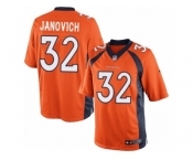 Men's Nike Denver Broncos #32 Andy Janovich Limited Orange Team Color NFL Jersey