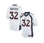 Men's Nike Denver Broncos #32 Andy Janovich Limited White NFL Jersey