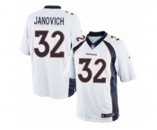 Men's Nike Denver Broncos #32 Andy Janovich Limited White NFL Jersey