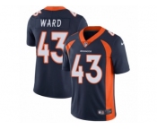 Men's Nike Denver Broncos #43 T.J. Ward Vapor Untouchable Limited Navy Blue Alternate NFL Jersey