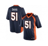 Men's Nike Denver Broncos #51 Todd Davis Limited Navy Blue Alternate NFL Jersey
