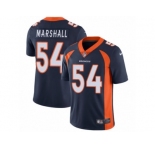 Men's Nike Denver Broncos #54 Brandon Marshall Vapor Untouchable Limited Navy Blue Alternate NFL Jersey