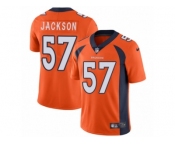 Men's Nike Denver Broncos #57 Tom Jackson Vapor Untouchable Limited Orange Team Color NFL Jersey