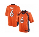 Men's Nike Denver Broncos #6 Chad Kelly Limited Orange Team Color NFL Jersey