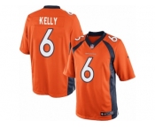 Men's Nike Denver Broncos #6 Chad Kelly Limited Orange Team Color NFL Jersey