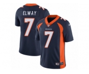 Men's Nike Denver Broncos #7 John Elway Vapor Untouchable Limited Navy Blue Alternate NFL Jersey