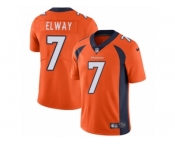 Men's Nike Denver Broncos #7 John Elway Vapor Untouchable Limited Orange Team Color NFL Jersey