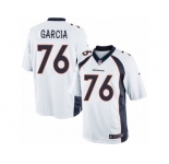Men's Nike Denver Broncos #76 Max Garcia Limited White NFL Jersey