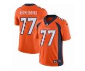 Men's Nike Denver Broncos #77 Karl Mecklenburg Vapor Untouchable Limited Orange Team Color NFL Jersey