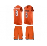 Men's Nike Denver Broncos #8 Brandon McManus Limited Orange Tank Top Suit NFL Jerse