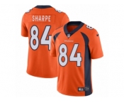Men's Nike Denver Broncos #84 Shannon Sharpe Vapor Untouchable Limited Orange Team Color NFL Jersey