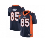 Men's Nike Denver Broncos #85 Virgil Green Vapor Untouchable Limited Navy Blue Alternate NFL Jersey