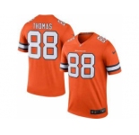 Men's Nike Denver Broncos #88 Demaryius Thomas Orange Color Rush Limited Jerseys