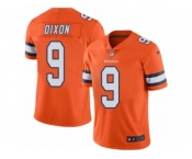 Men's Nike Denver Broncos #9 Riley Dixon Limited Orange Rush NFL Jersey