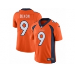 Men's Nike Denver Broncos #9 Riley Dixon Vapor Untouchable Limited Orange Team Color NFL Jersey