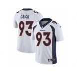 Men's Nike Denver Broncos #93 Jared Crick Vapor Untouchable Limited White NFL Jersey