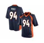 Men's Nike Denver Broncos #94 Domata Peko Limited Navy Blue Alternate NFL Jersey