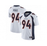 Men's Nike Denver Broncos #94 Domata Peko Vapor Untouchable Limited White NFL Jersey
