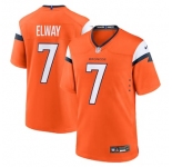 Men's Nike John Elway Orange Denver Broncos Retired Player Game Jersey