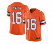 Nike Denver Broncos #16 Bennie Fowler Orange Men's Stitched NFL Limited Rush Jersey