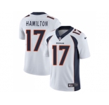 Nike Denver Broncos #17 DaeSean Hamilton White Men Stitched NFL Vapor Untouchable Limited Jersey